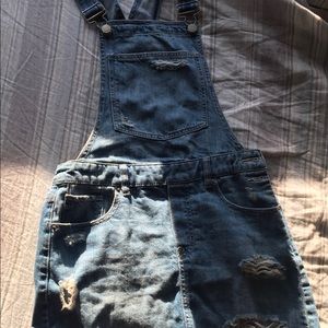 Overalls skirt